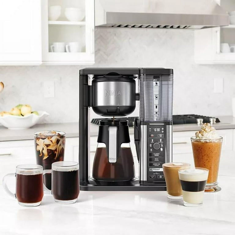 Ninja 10 Cup Specialty Coffee Maker w/ Fold-Away Frother & Glass