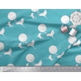 thumbnail image 2 of Soimoi Satin Silk Fabric Bamboo Tree,Moon & Stork Bird Fabric Prints by Yard 42 Inch Wide, 2 of 3