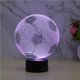 thumbnail image 4 of Lámpara De Ilusión De Fútbol 3D Luz De Noche 3D Para Niños Niñas Mesa Lámpara De Escritorio 7 Cambio De Color Lámpara Decorativa Regalos Perfectos Festival De Cumpleaños Navidad Eigraketly HA020491-00, 4 of 7