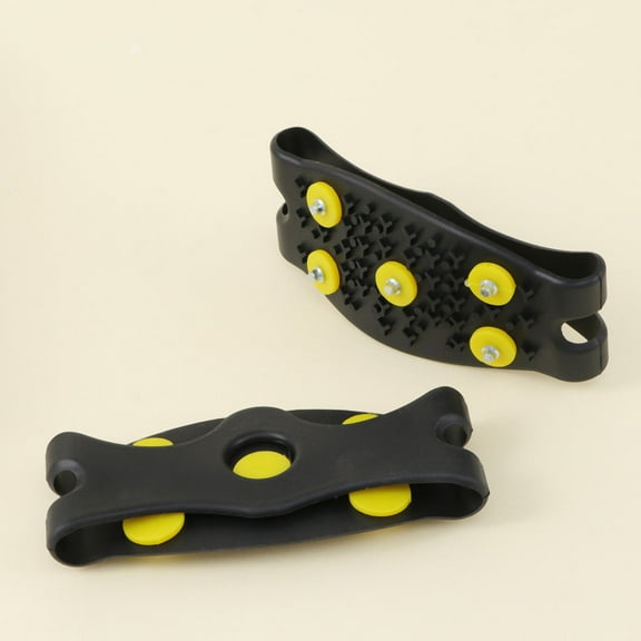 WHAMVOX  Ice Climbing Shoes Cover Hiking Accessories Cleat Snowshoes Black