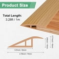 thumbnail image 3 of Floor Transition Strip Self Adhesive, 3.28FT for Floors Heights Within 3/5Inch(15mm) [Yellow Oak], 3 of 6
