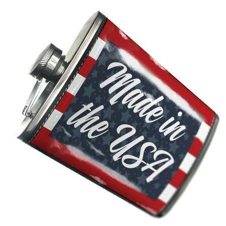 

NEONBLOND Flask Made in the USA Fourth of July Stars and Stripes