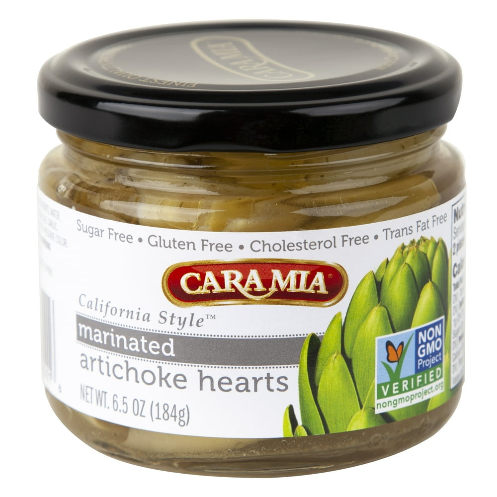 Cara Mia California Style Marinated Artichoke Hearts, 6.5 Oz Walmart