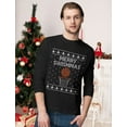 thumbnail image 3 of Tstars Mens Christmas Shirts Gift Merry Christmas Swishmas Ugly Sweater for Basketball Lovers Funny Humor Family Holiday Shirts Xmas Party Christmas Gifts for Him Long Sleeve T Shirt, 3 of 6