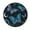 Butterfly and the Moon, variant on 36.2 Inch Round Floor Mat Fox Skull Carpet Decor Rug for Living Room Bedroom