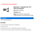 thumbnail image 2 of Bulb Socket - Compatible with 1997 - 2000 Ford Expedition 1998 1999, 2 of 2