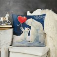 thumbnail image 2 of YINGXI Me and My Mom Pillow Cover, Mother Bear and Throw Pillow Cover, Meaningful Gifts for Mom, ,, Ideas for Mom Flannel Pillow Covers 24x24in, 2 of 5