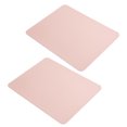 thumbnail image 4 of alfombrillas de ratón de cuero PVC impermeable para escritorio, cojín para oficina, hogar, protector de ratones, 27 x 21 cm, color rosa, 4 of 5