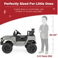 thumbnail image 5 of Best Choice Products 12V Kids Ride On Truck Car w/ Parent Remote Control, Spring Suspension, LED Lights - Light Gray, 5 of 8
