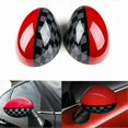 thumbnail image 4 of Car Door Side JCW Style Mirror Covers for Mini Cooper R55 R56 R57 R58 R60 R61 Power Fold Mirror, 4 of 5