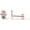 Hamsa, variant on 1pcs 14K Gold Plated Flat Back Earrings | Solid 925 Sterling Silver Posts | Helix Cartilage Earrings for Women | Cubic Zirconia Stud Earrings | Trending Fashion Jewelry