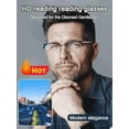thumbnail image 3 of Ultra Light Anti Blue Presbyopic Glasses, Titanium Frame HD Reading Glasses with Spring Hinge, Unisex Anti Eyestrain/Glare/UV, 3 of 7