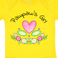 thumbnail image 4 of Inktastic Pawpaw's Girl Heart Flowers Girls Baby Bodysuit, 4 of 5