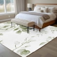 thumbnail image 4 of 6'x9' Area Rugs, Sage Green Flower Indoor Outdoor Area Rug for Living Room Bedroom, Watercolor Gradient Retro Floral Washable Bathroom Rugs Kitchen Floor Carpet Mats Home Decor Aesthetic, 4 of 8