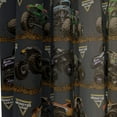 thumbnail image 5 of Monster Jam Tracks 2 Panels Drapes Set - 63 Inch Long - Monster Trucks Home Accessories, 5 of 5