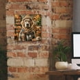 thumbnail image 5 of Epic Graffiti 'Hipster Dog - Golden Retriever' by Rey Klimt Canvas Wall Art, 12" x 12", 5 of 8