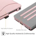 thumbnail image 3 of Fintie Galaxy Tab A 8.0'' T290 Case, Multi-Angle View Stand Cover with Pocket for Samsung Galaxy Tab A 8.0 2019 Model SM-T290/ SM-T295, Rose Gold, 3 of 7