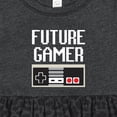 thumbnail image 4 of Inktastic Future Gamer. Girls Baby Dress, 4 of 5