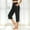 Black, variant on BILIKEYU Women's High Waisted Crop Casual Slacks Yoga Dress Pant, Women's Pants, Shorts for Women, Womens Sweatpants