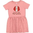 thumbnail image 3 of Inktastic I'm So Cute, I Must Be Peruvian Flag Sunflower Girls Toddler Dress, 3 of 5
