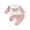 Pink, variant on Bagilaanoe 2PCS Toddler Baby Girl Pants Set Letter Print Long Sleeve Sweatshirt Pullover Tops Drawstring Sweatpants 3M 6M 12M 18M 24M 3T Kids Casual Sweatsuits