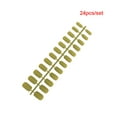 thumbnail image 2 of 1 Set Glue on Nails Medium Length Files Fake Stick Full Cover Wraps Art Decals Artificial Beauty Tool Manicure Kit Decorations 15, 2 of 6