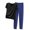 Black #7, variant on Pajamas for Women Set, Womens Pajamas Short-Sleeved Crew-Neck Top and Mid-Length Pants Two-Piece Thin Suit Large-Size Home Wear Two-Piece Leisure Green L