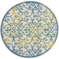 thumbnail image 5 of Nourison Aloha Indoor/Outdoor Ivory Blue 5'3" x ROUND Area Rug, (5 Round), 5 of 10