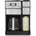 thumbnail image 4 of Cuisinart SS-GB1 Coffee Center Grind and Brew Plus, Built-in Coffee Grinder, Coffeemaker and Single-Serve Brewer with 6oz, 8oz and 10oz Serving Size, Black/Silver, 12-Cup Glass, 4 of 17