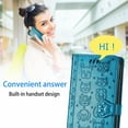 thumbnail image 6 of Wallet Case for Samsung Galaxy A03,Cat Dog Cartoon Cute Style with ID Card Holder PU Leather Flip Phone Cover for Samsung Galaxy A03 (Not A03s)      Blue, 6 of 13