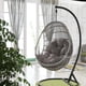 thumbnail image 1 of Cojines de asiento para silla de huevo, cesta gris oscuro, almohadillas para cuna de hamaca de jardín, 1 of 3