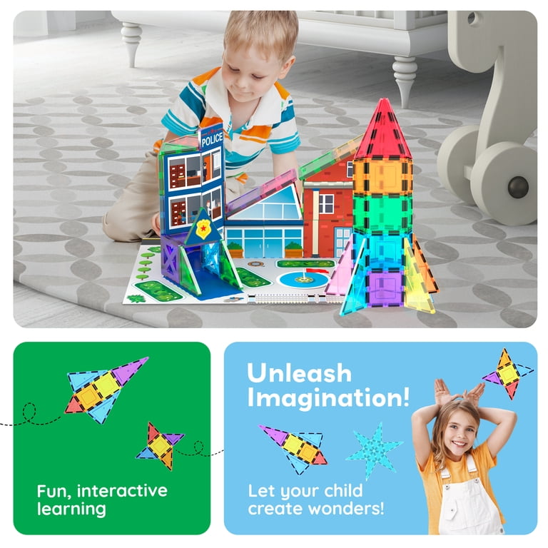 PicassoTiles Rocket Booster Magnetic Set, 32 Pieces photo 5