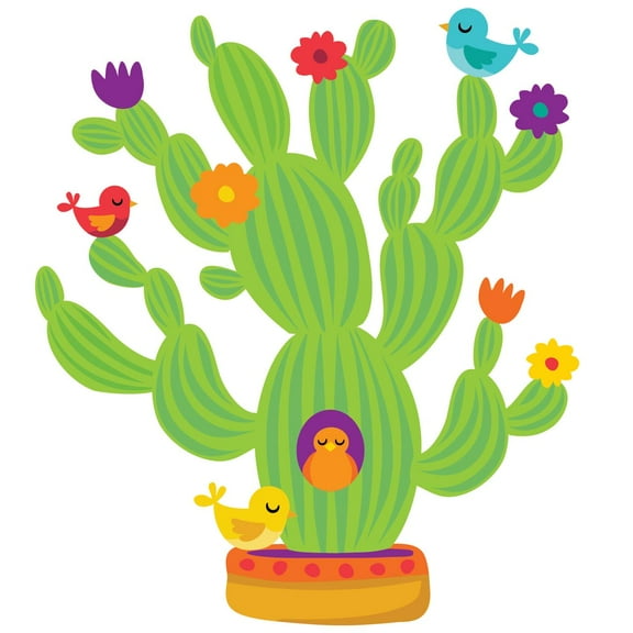 Eureka® A Sharp Bunch Giant Cactus Bulletin Board Set, 37 Pieces