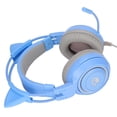 thumbnail image 4 of Auriculares para juegos SYG25 con orejas de gato, USB + conector de 3,5 mm, ajuste de volumen y micrófono silenciado (azul), 4 of 14