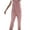 Pink, variant on Womens Baggy Loose Bib Overalls Square Neck Adjustable Strap Rompers Jumpsuits Harem Pants, Pink, Medium