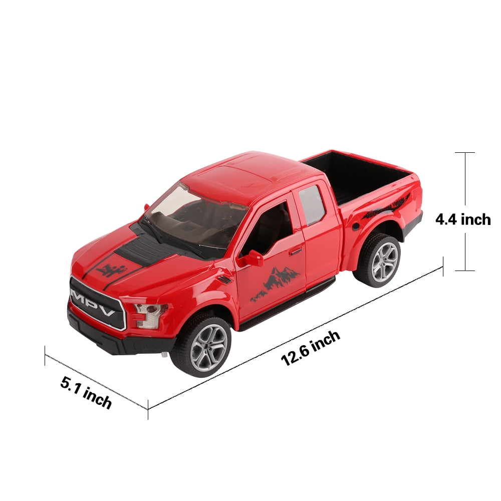 Remote Control Trucks 1: 12 Scale Off Road Vehicle 2WD Pick Up Truck with Lights and Sounds, Powerful RC Truck