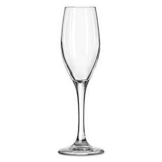 Libbey 228 Stemless Champagne Flutes Glass, 8.5 Oz 12 Piece Elegant Fluted  Glassware, Clear Flutes Champagne Glass