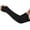 Black 06#, variant on Women Extra Long Ribbed Knit Fingerless Arm Warmers, Oversized Thumbhole Knitted Wrist Sleeve Gloves, Solid Color Winter Full Arm Cover Sleeves Dark Gray