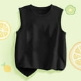 thumbnail image 4 of Zshosam Girls Tank Tops Girls Camisole Tank Tops Cotton Tagless Cami Sleeveless Spaghetti Undershirts for Gymnastics Dancewear (Black,4-5 Years), 4 of 6