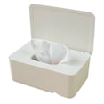 thumbnail image 1 of Jinsinto Baby Wet Towel Dispenser Plastic Paper Box (White) 18.5*12.2*7cm, 1 of 5