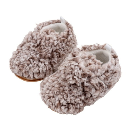 Baby Cute Winter Shoes Boys Girls Socks Toddler Breathable Solid Color Mesh The Floor Socks Barefoot Socks Non Shoes  Soft Sole Shoes Boots(Size:9-12 Months)