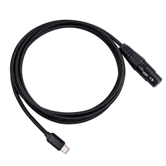 USB C to XLR Female Cable, Type C Male to XLR Female (2M/6.6FT)