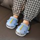 thumbnail image 3 of New Slippers Children Shark Slippers Hole Slippers Non-slip Soft Sole Parent-child Slippers Beach Shoes, 3 of 4