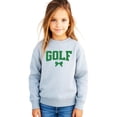 thumbnail image 2 of Golf Sweatshirt for Women, Teens & Kids Trendy Coquette Bow Graphic Sweater Gray Sweatshirt Youth Small, 2 of 5