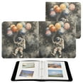 thumbnail image 7 of FORMRS 3 Ring Photo Album 4"x6" Self Adhesive Large Capacity PU Leather Cover, Watercolor Space, 7 of 7
