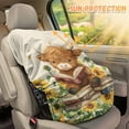thumbnail image 2 of KUIFORTI Baby Car Seat Cover Cute Highland Cow Car Seat Sunshade Covers, Protector Keeps Baby Infant Toddler Cool - Auto Window Sun Protection Reflector UV Ray Helpers, 2 of 7