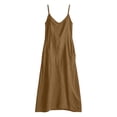 thumbnail image 3 of zbxnLI Women's Maxi Dress Spaghetti Strap Casual Loose Long Dresses with Pockets Summer Beach Vacation Sundress, 3 of 7