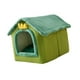 thumbnail image 5 of Cama para gatos, casita para gatos, refugio de invierno para gatos de interior, antideslizante, suave y cálido para dormir. L, 5 of 9