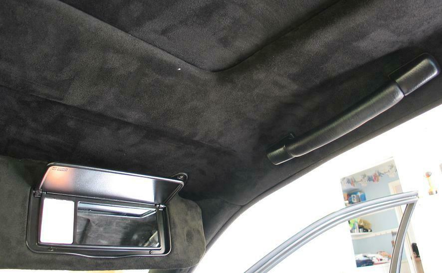 Car Elements Suede Headliner Fabric Charcoal Headlining Upholstery Sag Replacement Renew 60 inchw, Boy's, Size: 85 x 60, Black