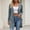Light Blue, variant on Ynynloco Long Cardigan Sweaters for Women Ribbed Knit Open Front Cardigan Long Sleeve Oversized Fall Winter Casual Coat with Pockets